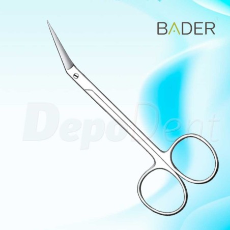 Tijera sutura angulada Bader