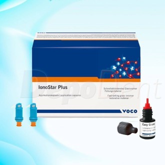 IONOSTAR Molar Ionómero de vidrio Set cápsula aplicación + EasyGlaze