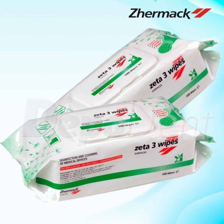 Toallitas desinfectantes Zeta 3 Wipes POP-UP Zhermack