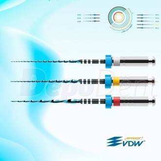 Limas para endodoncia VDW ROTATE NiTi surtido 21mm