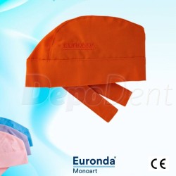 Gorro quirúrgico Monoart algodón color naranja 1ud