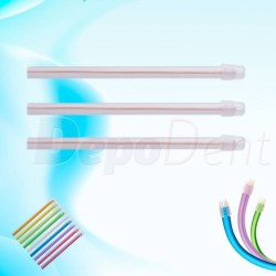 Aspiradores de saliva desechables 15cm transparentes