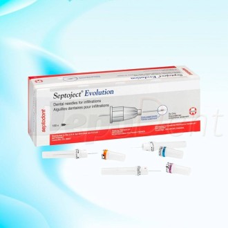 Agujas desechables estériles SEPTOJECT EVOLUTION 30G 25