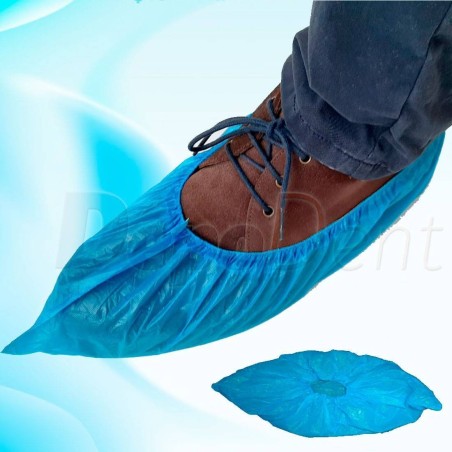 Cubre-zapatos desechables color azul