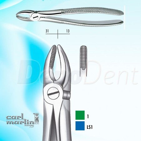 Forceps de extracción Carl Martin INCISIVOS-CANINOS superior