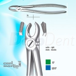 Forceps de extracción Carl Martin MOLARES superior derecho