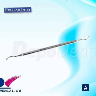 Excavador doble Medicaline 125-126 diámetro 2.5mm