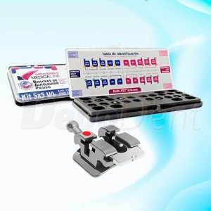 Bracket metálico de autoligado pasivo Roth .022 KIT