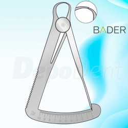 Calibrador decimal para metal Bader