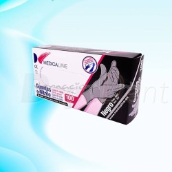 Guantes de Nitrilo color negro Medicaline