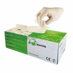 Guantes Latex Pequenos 100Uds de STARLINE