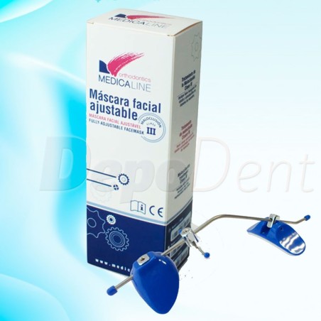 Máscara facial ajustable Medicaline azul