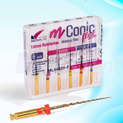 Limas endodoncia Medicaline NiTi mConic 21mm