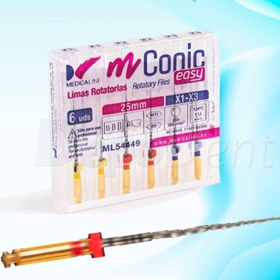 Limas endodoncia Mconic Easy Medicaline 25mm