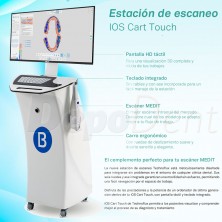 Escáner intraoral i700 wireless IOS Cart Touch
