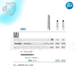 Fresas Diamante ISO 383 Komet endodoncia