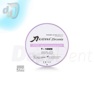 KATANA Zirconia STML Discos Cad-Cam Noritake T18mm