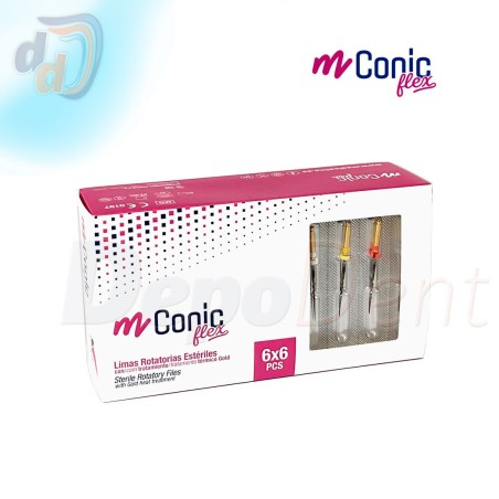 Limas endodoncia Medicaline NiTi mConic 19mm