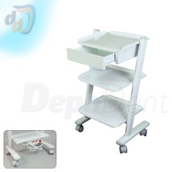Carrito médico tres estantes