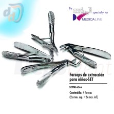 Set forceps infantiles