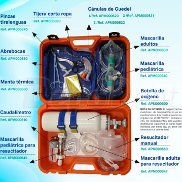 recambios maletin reanimación