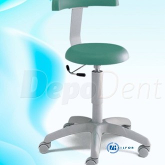 Taburete gabinete dental Zilfor modelo Classic manual