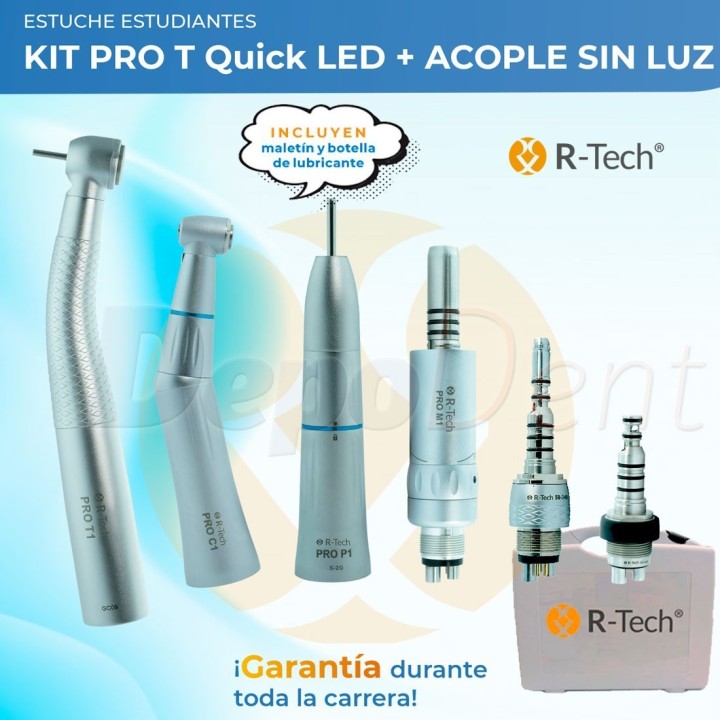 Kit instrumental rotatorio especial estudiantes Pro T Quick LED con acople sin luz