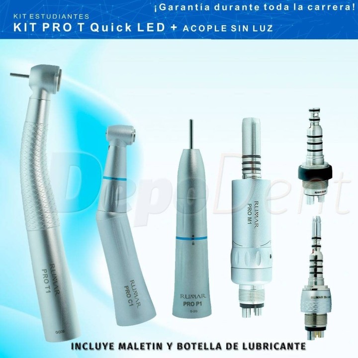 Kit rotatorios especial estudiantes Pro T Quick LED con acople sin luz