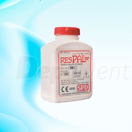 Resina Respal NF Termopolimerizable Polvo 4k Rosa