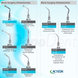 kit insertos Acteon Bone Syrgery